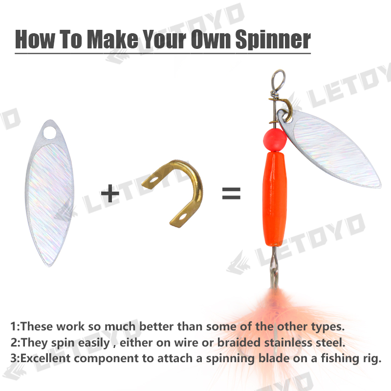LETOYO 100pcs Folded Clevises  - огляд і ціна Ice Fishing Tip Up