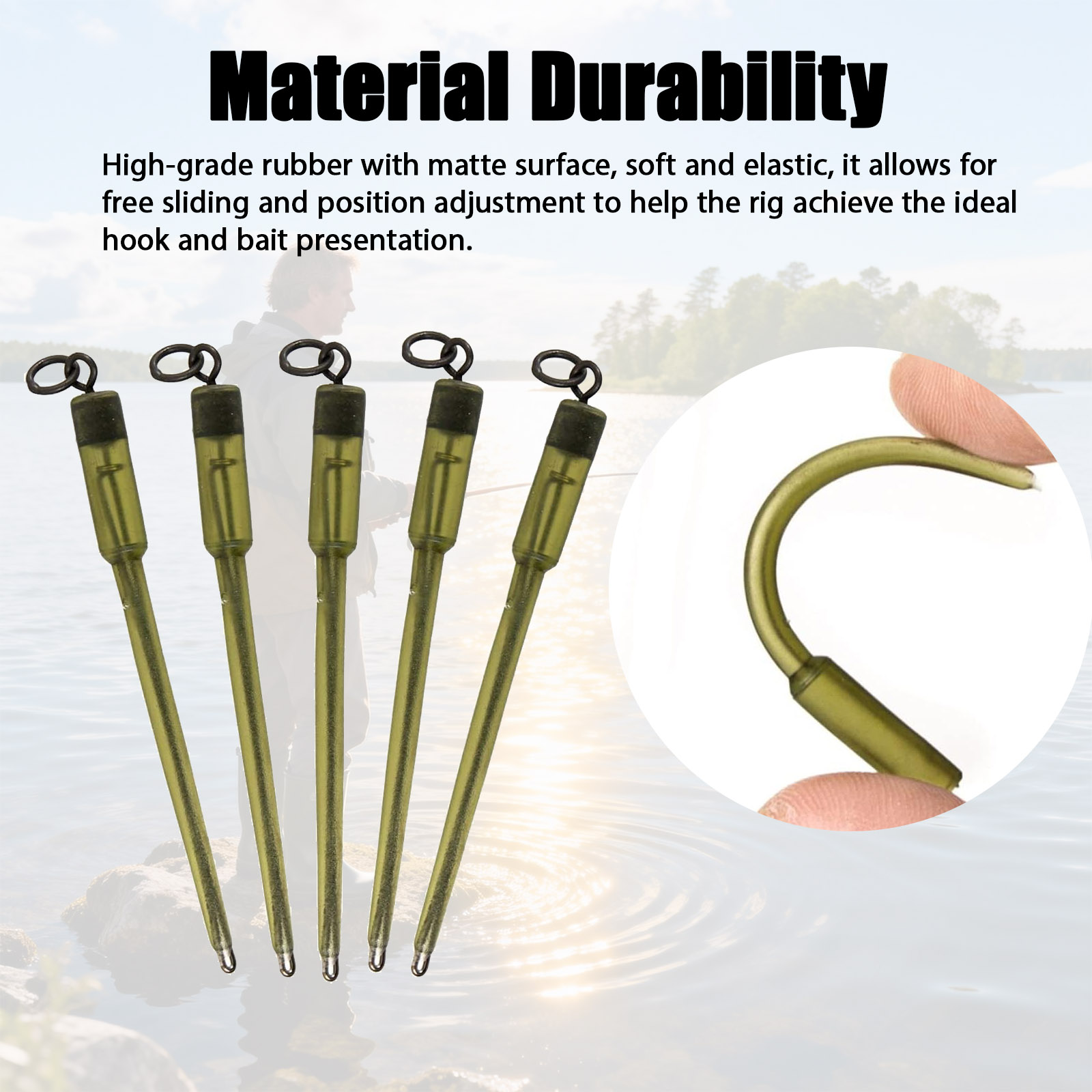 9KM PVA Bag Stems For Carp Fis - огляд і ціна Ice Fishing Tip Up