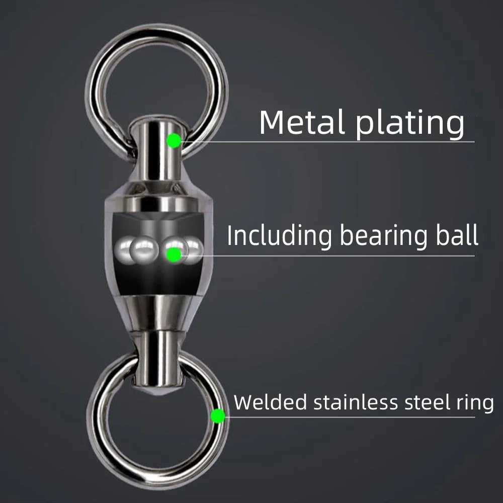 DNDYUJU 50pcs Fishing Swivels  - огляд і ціна Fishing Equipment Cheap